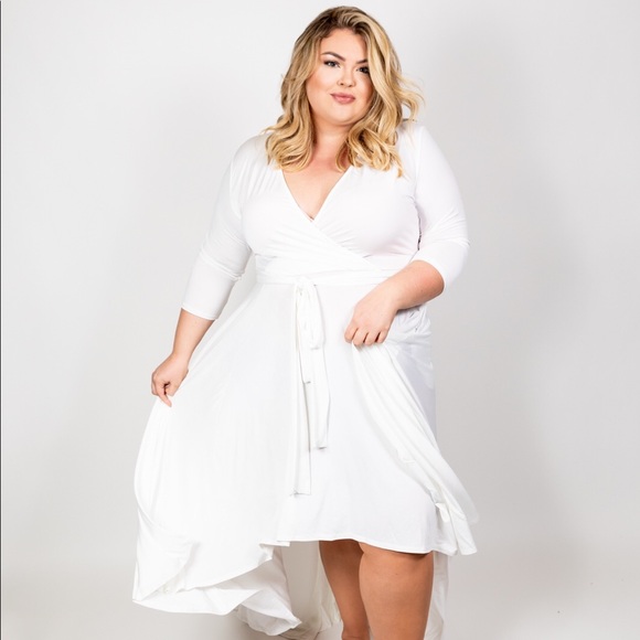 Plus Size ‘Goddess’ High Low Dress - Picture 7 of 10